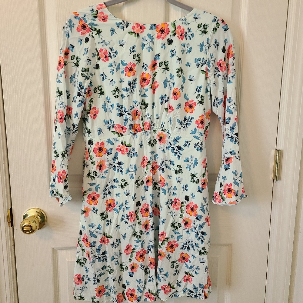 White Floral Dress